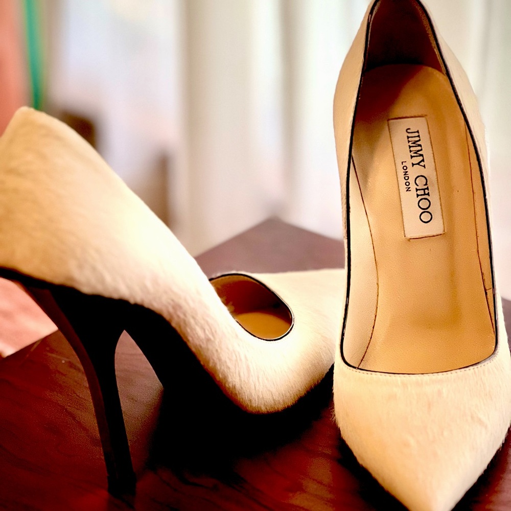 Jimmy Choo Cream Heels